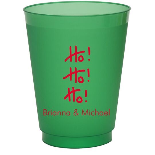 Fun Ho Ho Ho Colored Shatterproof Cups